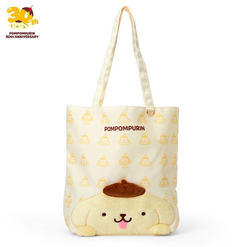 Sanrio Pompompurin PN Tote Bag – 30th Anniversary “Purin de Manpuku Shiawase Purin”