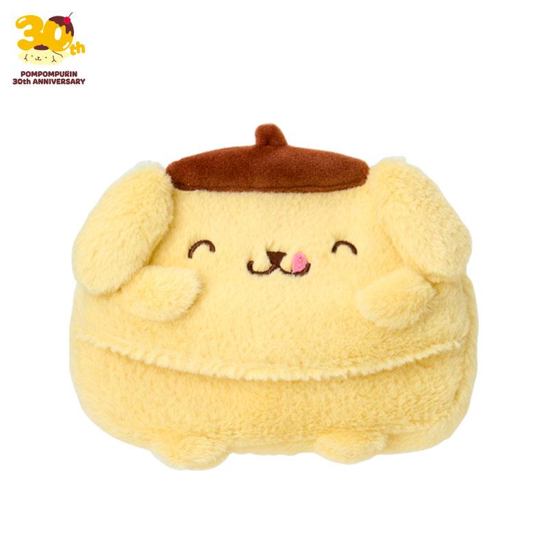 Sanrio Pompompurin PN Character Tissue Pouch – 30th Anniversary “Purin de Manpuku Shiawase Purin”