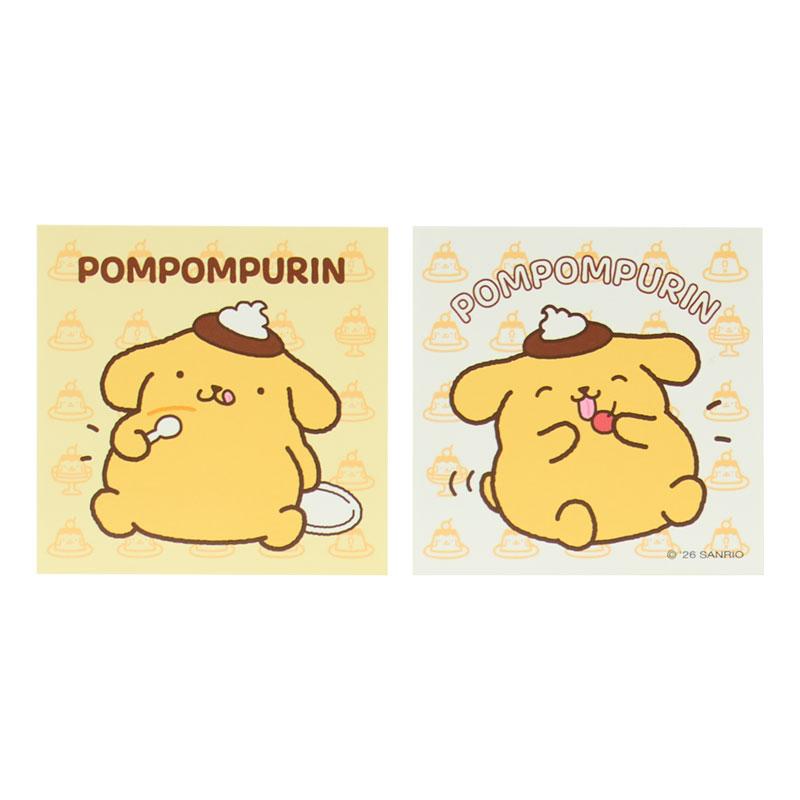 Sanrio Pompompurin PN Sticker Set – 30th Anniversary “Purin de Manpuku Shiawase Purin”