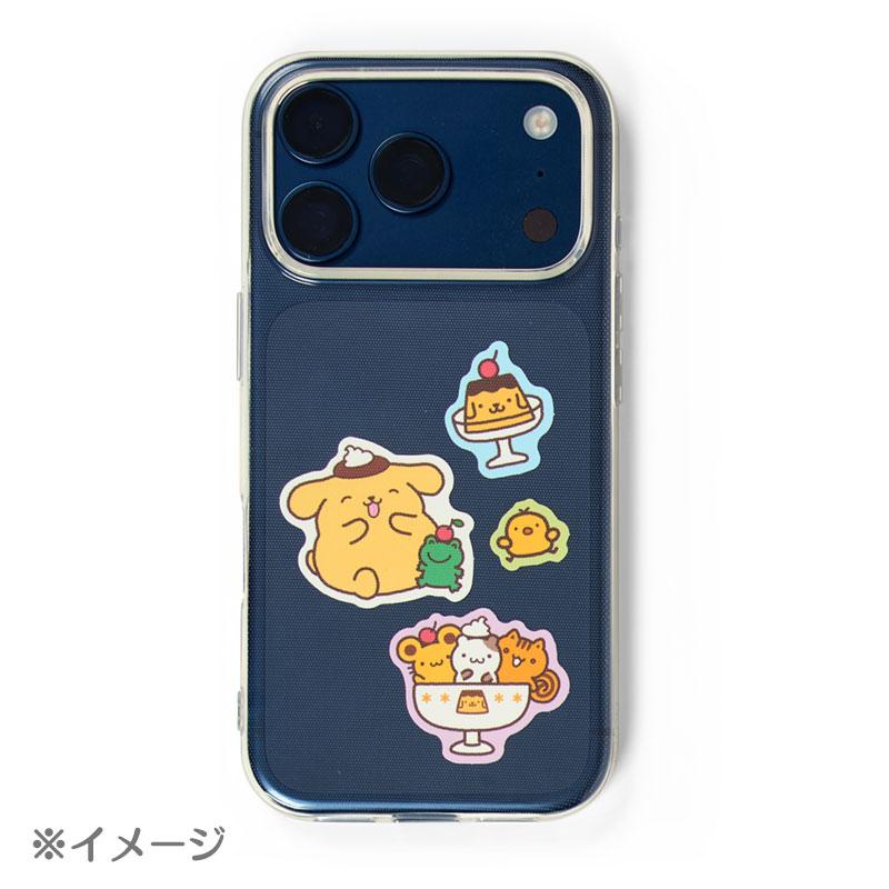 Sanrio Pompompurin PN Sticker Set – 30th Anniversary “Purin de Manpuku Shiawase Purin”