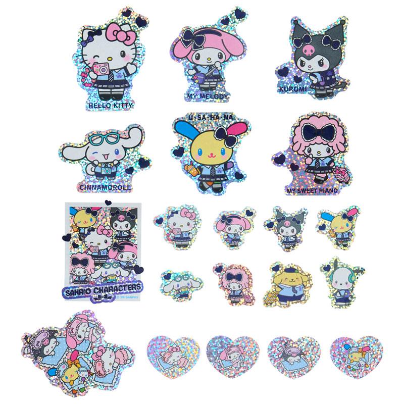 Sanrio Characters Case Sticker Set – Glitter Trip Series