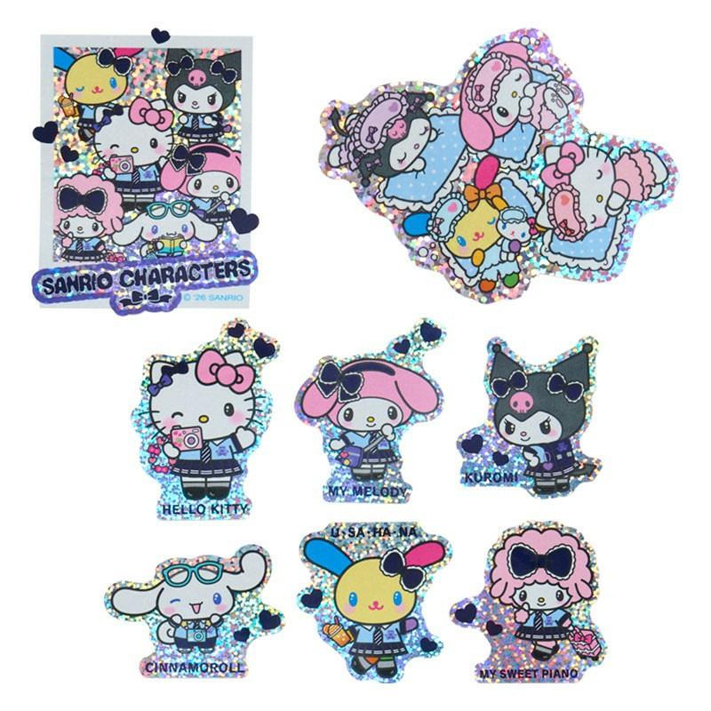Sanrio Characters Case Sticker Set – Glitter Trip Series