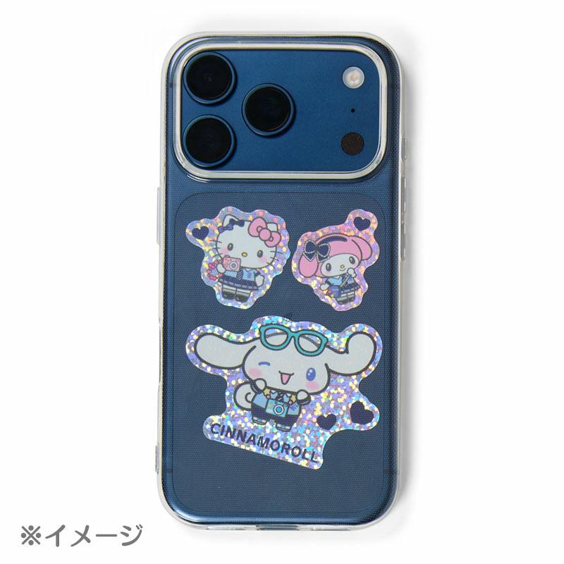 Sanrio Characters Case Sticker Set – Glitter Trip Series