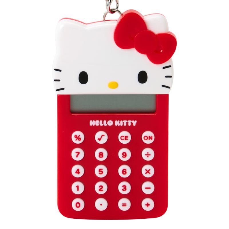 Sanrio Hello Kitty Mini Calculator – Face‑Shaped Charm with Strap