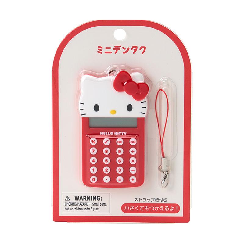 Sanrio Hello Kitty Mini Calculator – Face‑Shaped Charm with Strap