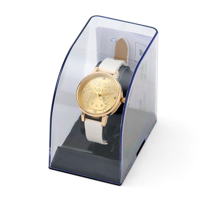 Sanrio Hello Kitty Watch – Gold Motif & Stone Accent