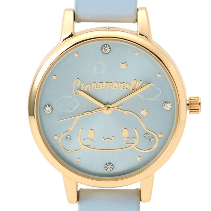 Sanrio Cinnamoroll Watch – Gold Motif & Stone Accent