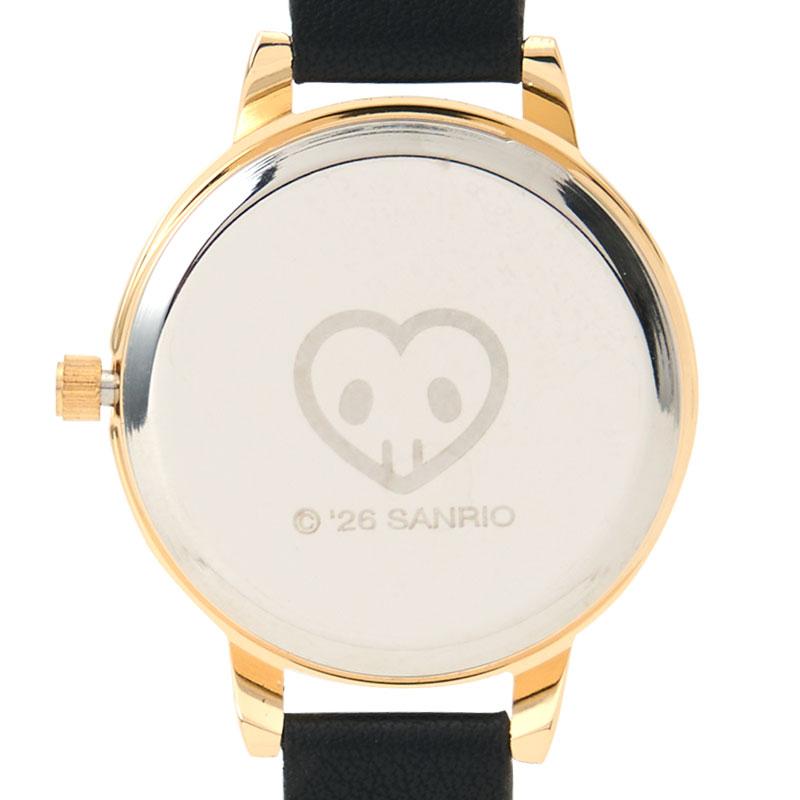 Sanrio Kuromi Watch – Gold Accent & Stone Detail