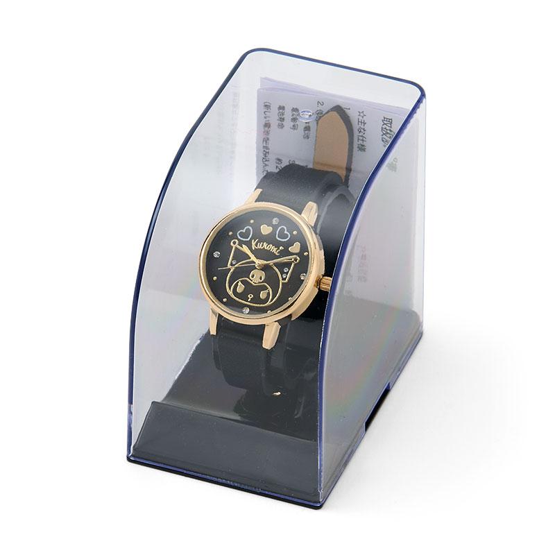 Sanrio Kuromi Watch – Gold Accent & Stone Detail
