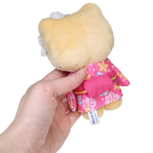Sanrio Hello Kitty KT Mascot Keychain – Sun‑Faded Kimono (Master of Ceremonies)